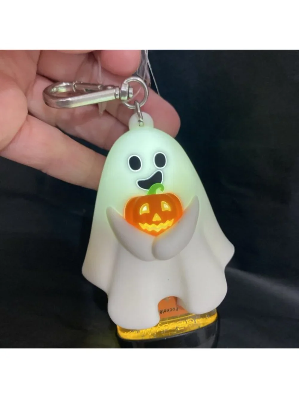 Halloween Light-Up Glow-in-Dark Ghost PocketBac Holder Bath & Body Works